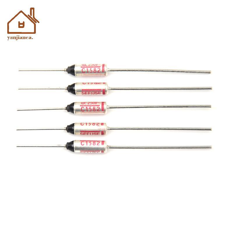 YANCA 5 ชิ้น SF214E Sefuse Cutoffs NEC ฟิวส์ความร้อน 216°C 216 องศาเซลเซียส 10A 250V TH
