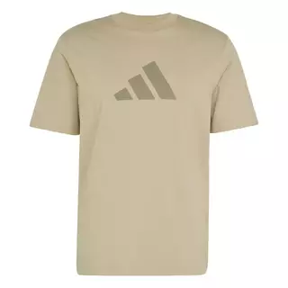 adidas ไลฟ์สไตล์ เสื้อยืด Future Icons 3 Bar Logo ผู้ชาย สีน้ำตาล KD5184