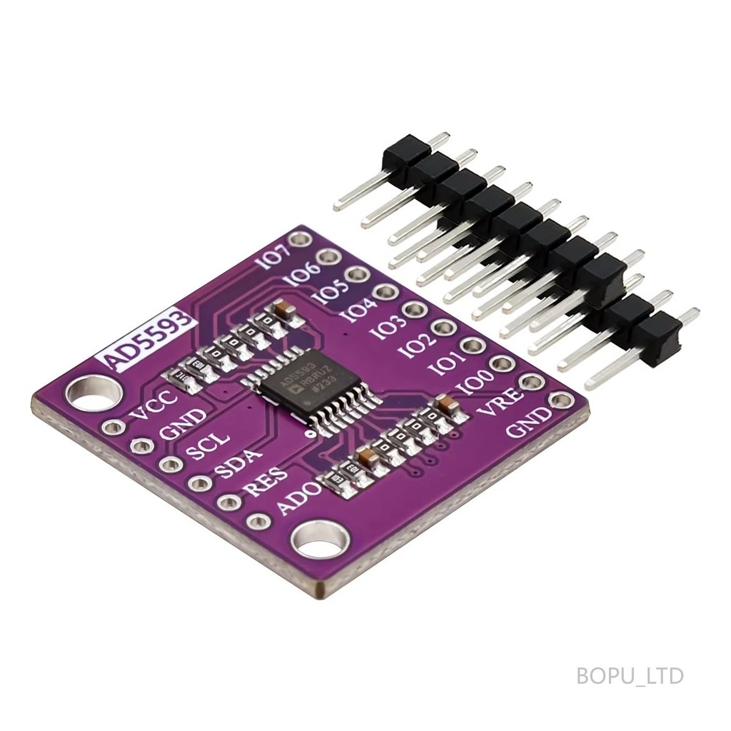8-Channel AD5593 12-Bit Analog-to-Digital Converter ADC/DAC Configurable สําหรับ Electronics