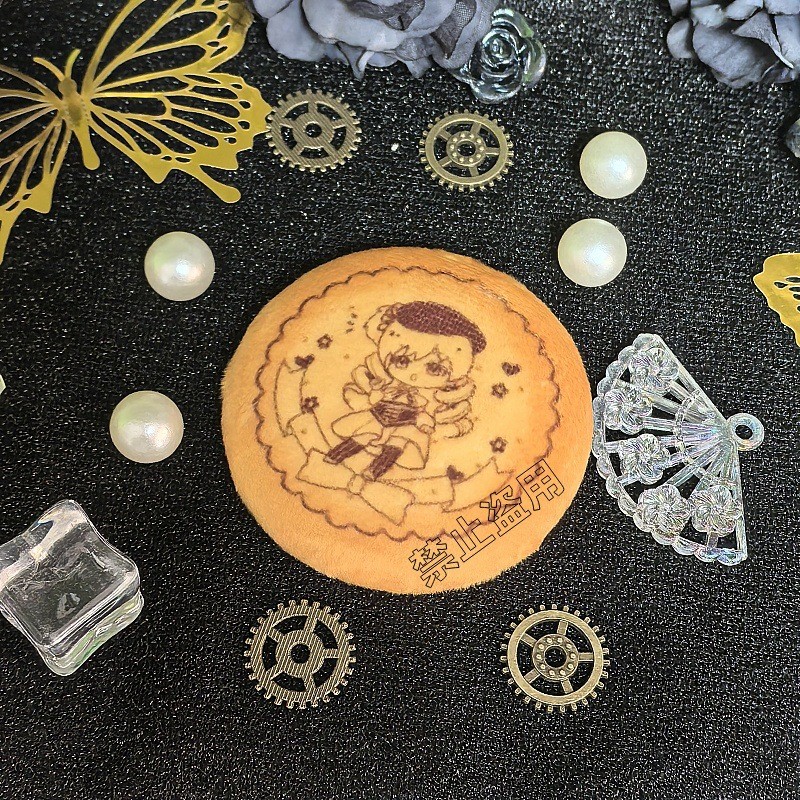 ((ที่ได้รับอนุญาต) Magical Girl Madoka Doujin สินค้าต้นฉบับ Shikame Yuan Xiaomeiyan Plush Bar Badge 