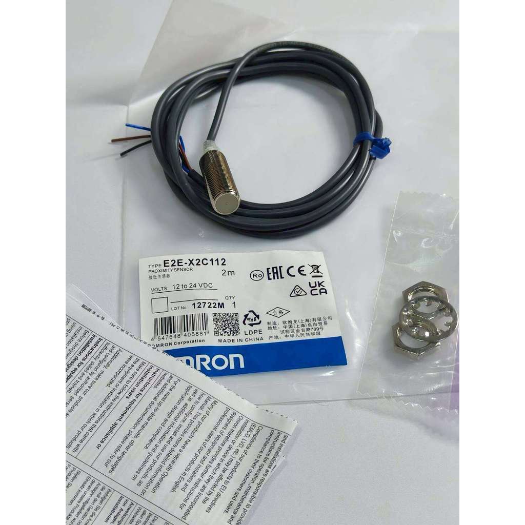 New1 E2E-X2C112 2MNPN, วงจรเปิดปกติ (NO - Normally Open), 3 สาย10 ถึง 30 VDC สินค้าถ่ายจากงานจริง 🇨🇷