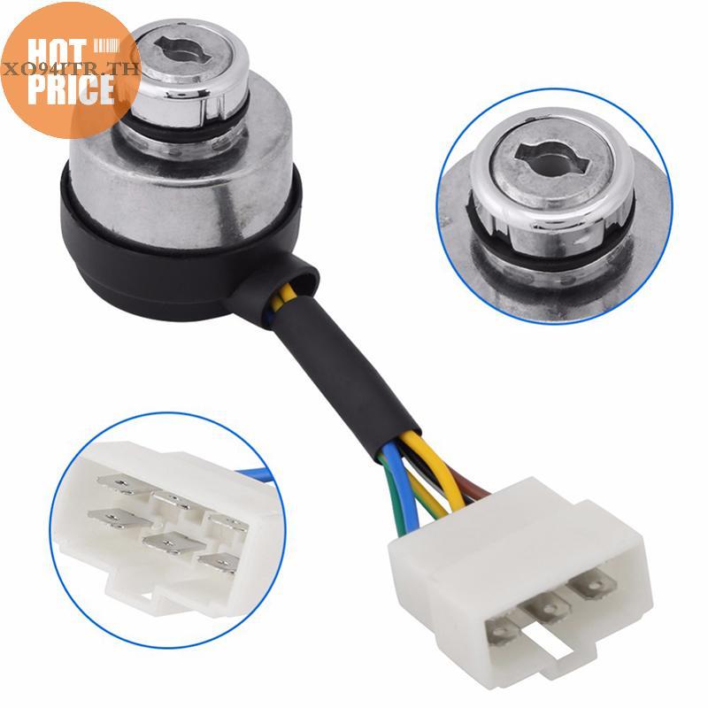 XOITR 4/6 Wire Way เครื่องกําเนิดไฟฟ้าเบนซินเริ่มต้น Key Lockbination สวิทช์สําหรับ 2-3KW 168F และ 5