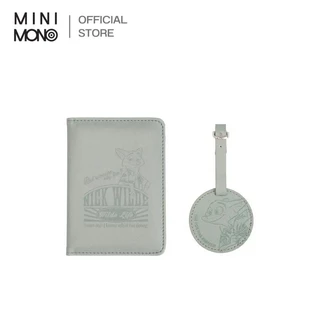 Mini Mono เคสใส่พาสปอร์ตพร้อมแท็ก ลาย Disney Zootopia ลิขสิทธิ์แท้ สำหรับเดินทาง