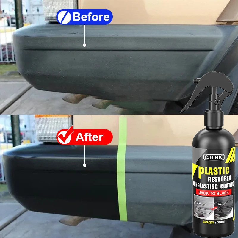 Must-Have Car Plastic Restorer Coating Agent Auto พลาสติกยางซ่อมภายนอก Clean Refresh Restoration Age
