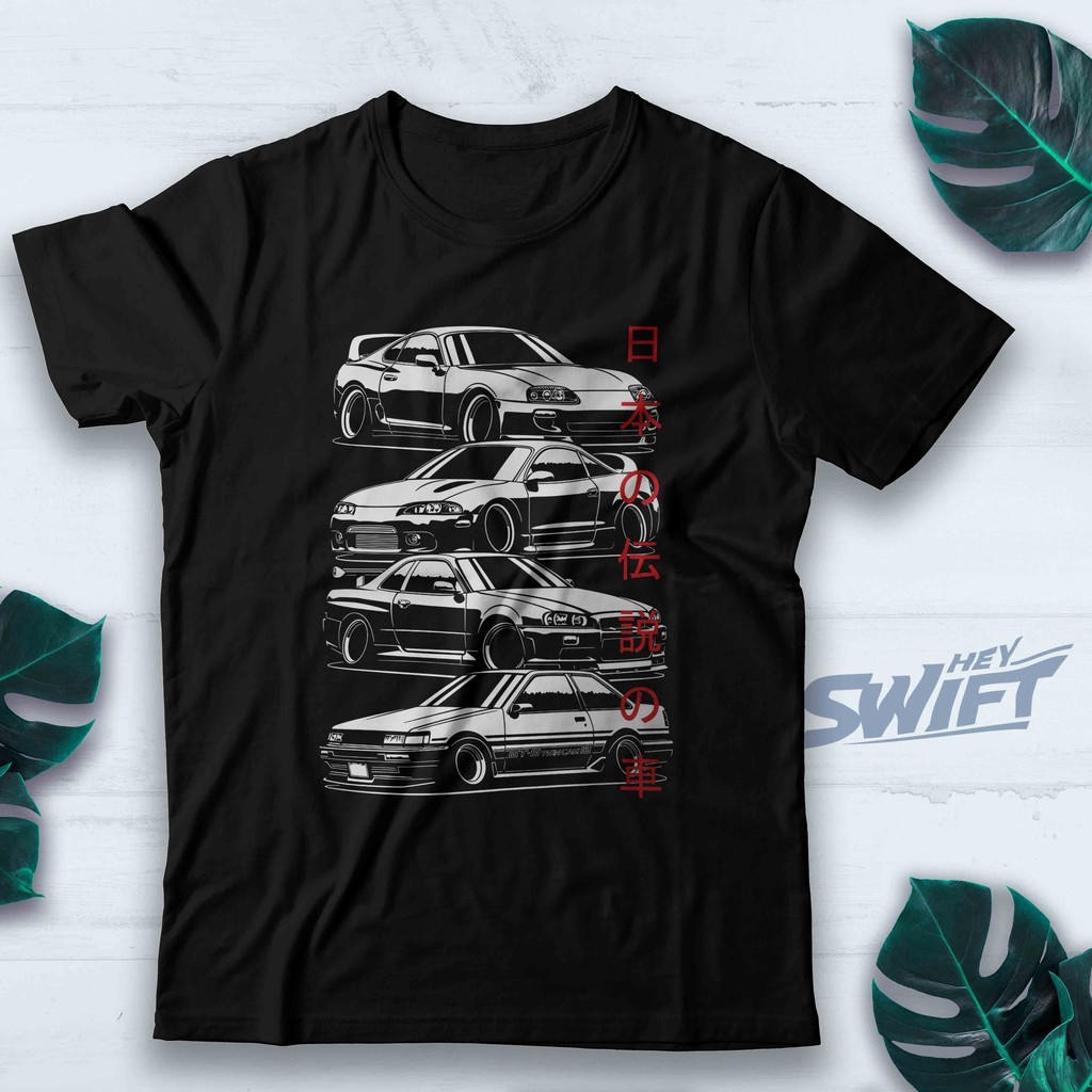 Jdm Car Tshirt เสื้อไมโครไฟเบอร์