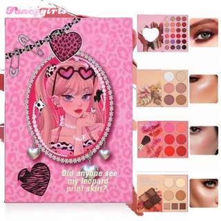 43Colors Eye Shadow Palette No-flying Powder Pearlescent Matte Glitter Sequin Stage Makeup Palette