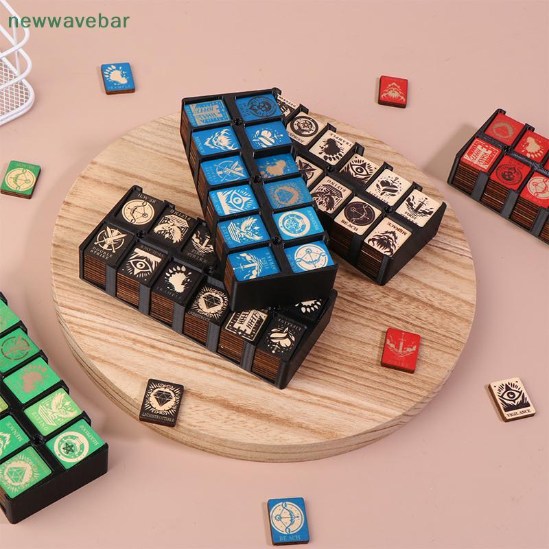 [HENGHOME] Tabletop Card Game Ability Tracking Counters,741 ชิ้น Token Dispenser, Pocket Life Counte