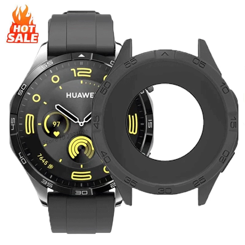 ฝาครอบซิลิโคนกันชนสําหรับนาฬิกา Huawei GT6 46 มม.Smart Watch Protector กรอบสําหรับ Huawei GT6 46 มม.กรณีอุปกรณ์เสริม