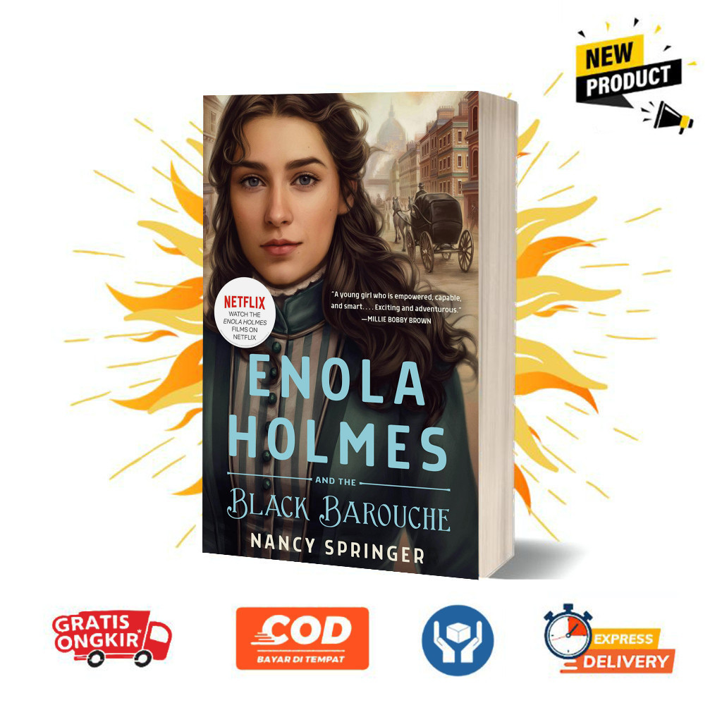 Enola Holmes และ Barouche สีดํา โดย Nancy Springer (อังกฤษ)