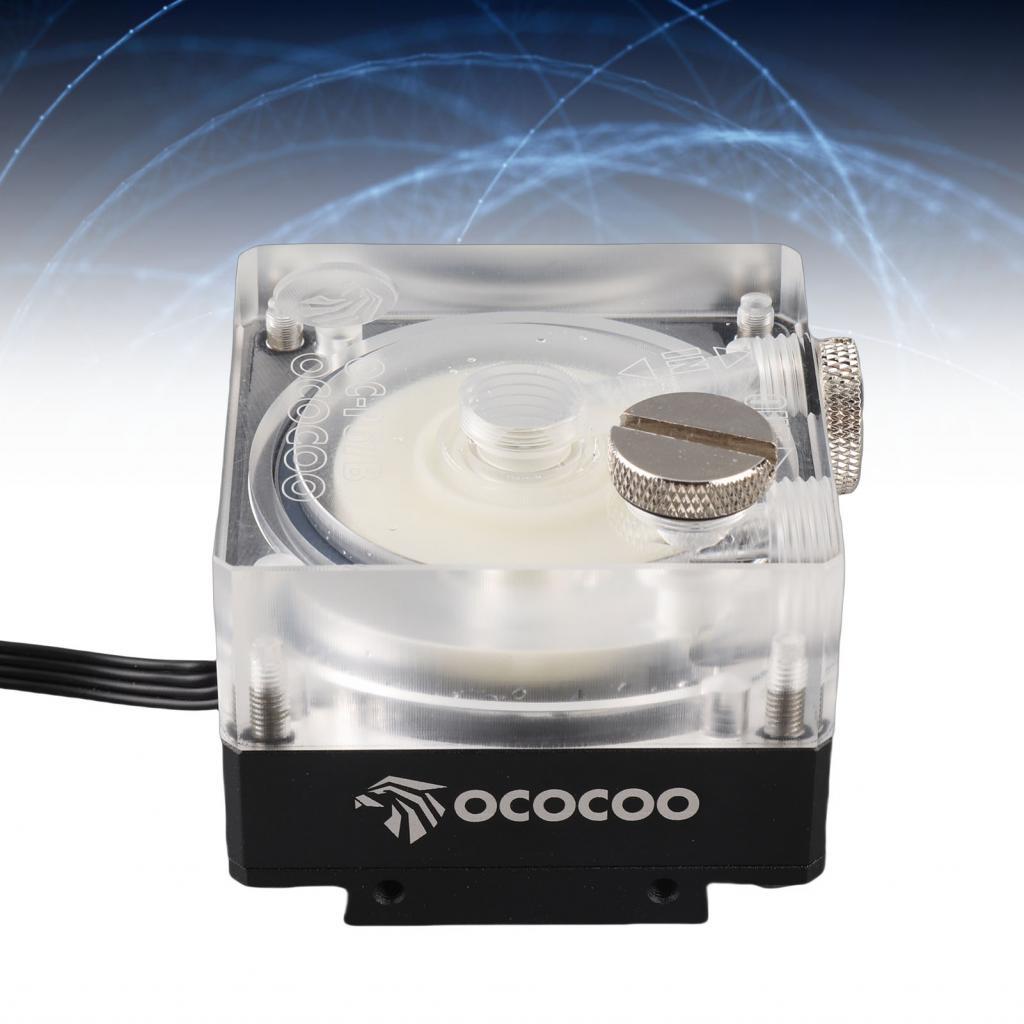 Hahao 500L/H Water Cooling Pump สําหรับ PC CPU Liquid อะคริลิคอลูมิเนียมอุปกรณ์เสริมคอมพิวเตอร์ความร