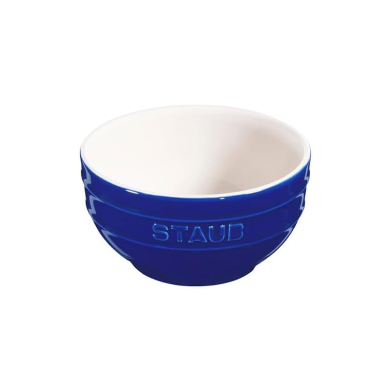 Staub "Bowl Blue 14cm" Ceramic Bowl, Heat Resistant, Microwave Safe, [Japan Official Product] Cerami