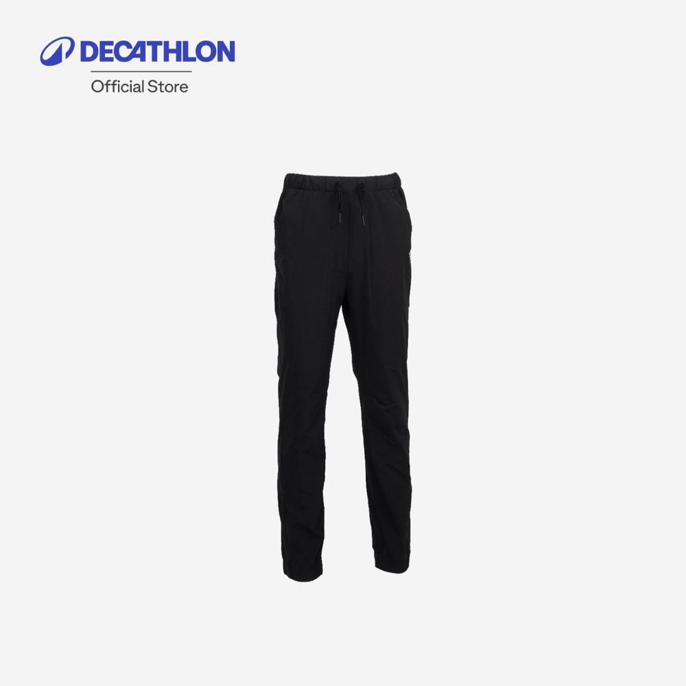 Decathlon Hiking Pants Mh100 Tween กางเกงขายาวเดินป่ารุ่น Mh100 - Black