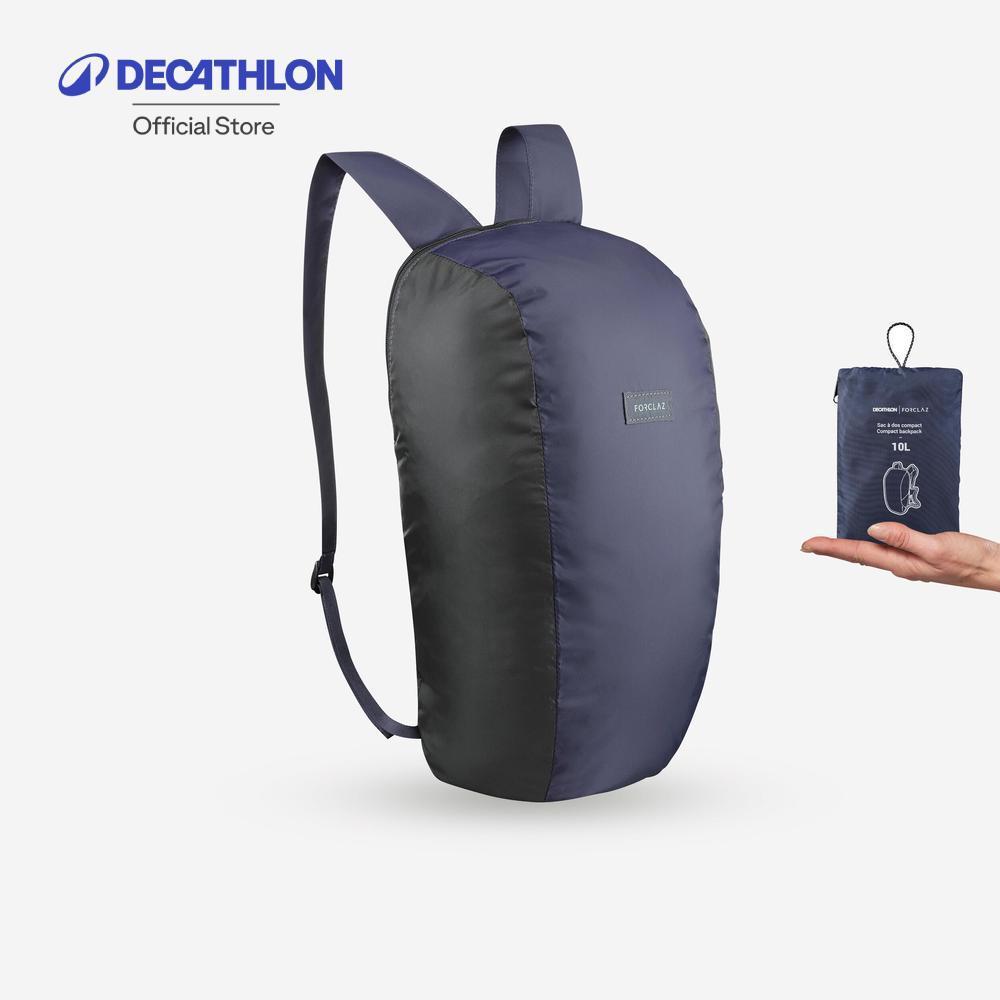 Decathlon Foldable Backpack 10L – Travel กระเป๋าเป้พับเก็บได้รุ่น Travel 100 ขนาด 10 ลิตร – Navy