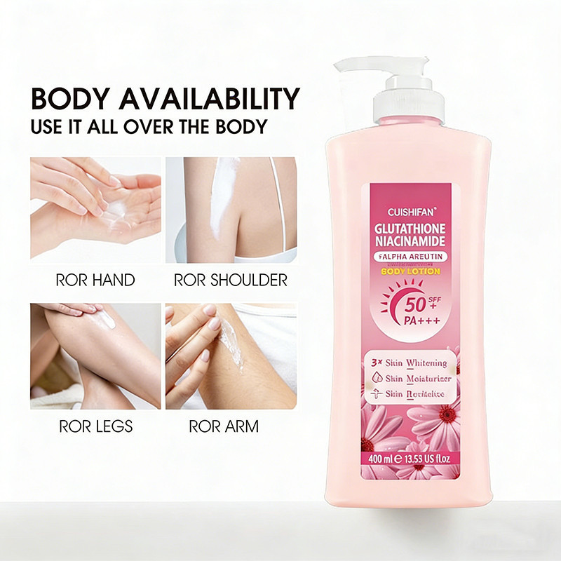โลชั่นทาผิว กลูต้าไธโอน ไนอาซินาไมด์ บอดี้โลชั่น บำรุงผิวล้ำลึก ปรับผิวให้เรียบเนียน ช่วยให้ผิว Bright - รูปที่ 5