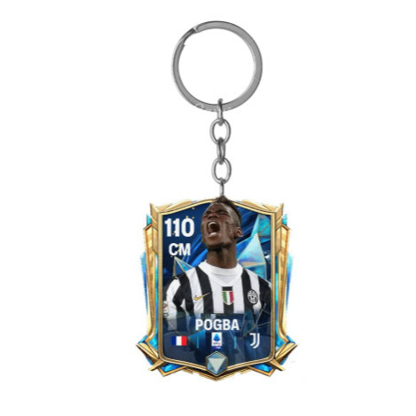 PAUL POGBA JUVENTUS FC พวงกุญแจการ์ดมือถือ