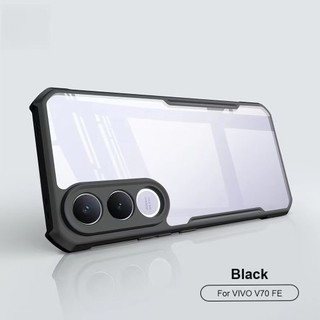 HHL เคสขอบดำ เคสใส สำหรับ Vivo V70FE V70 V60lite V60 V50lite V40lite/Y200 V29 กันกระแทก