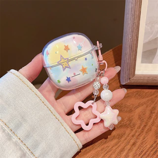 เหมาะสําหรับ Redmi Buds 8 Active เคส Case คล่องแคล่ว หูฟัง เคสป้องกัน สร้างสรรค์ เชอร์รี่ ดาว ดอกไม้ ลายผีเสื้อ