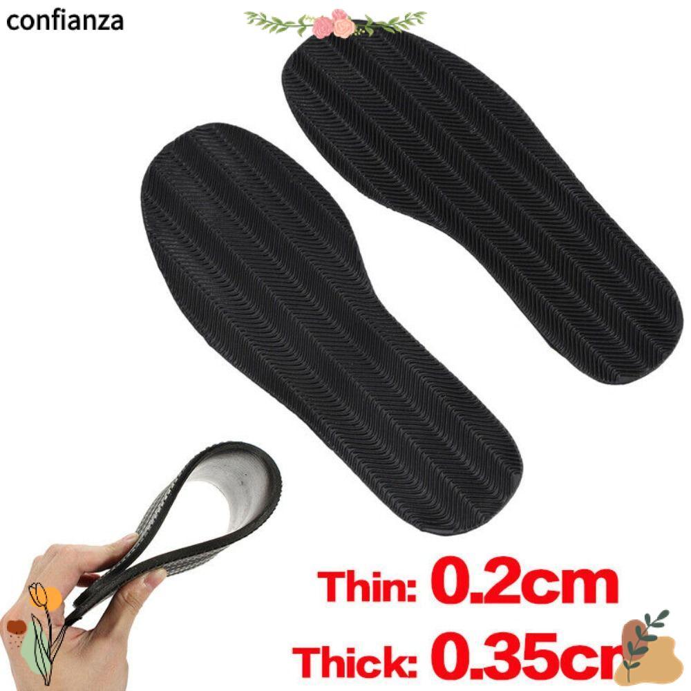 อุปกรณ์ซ่อมรองเท้า CONFIANZA, ยางทนต่อการสึกหรอติดบนพื้นรองเท้า, หนาปฏิบัติกันลื่น DIY พื้นรองเท้าติด