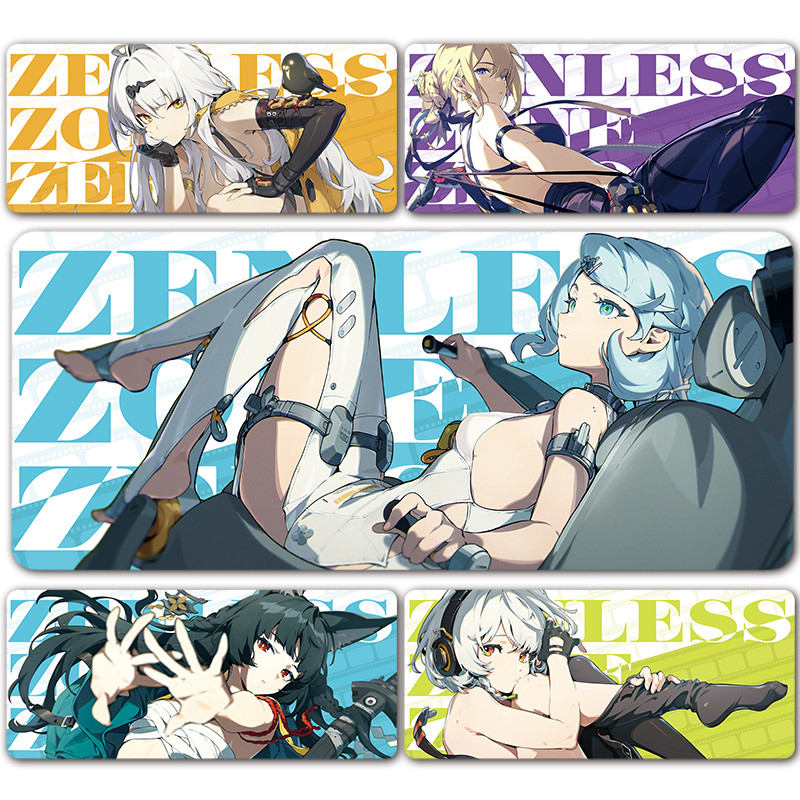 Zenless Zone Zero แผ่นรองเมาส์ ZZZ Yixuan Seed Ellen Hoshimi Miyabi Jufu Yuzuha Alice XXL แผ่นรองเมา