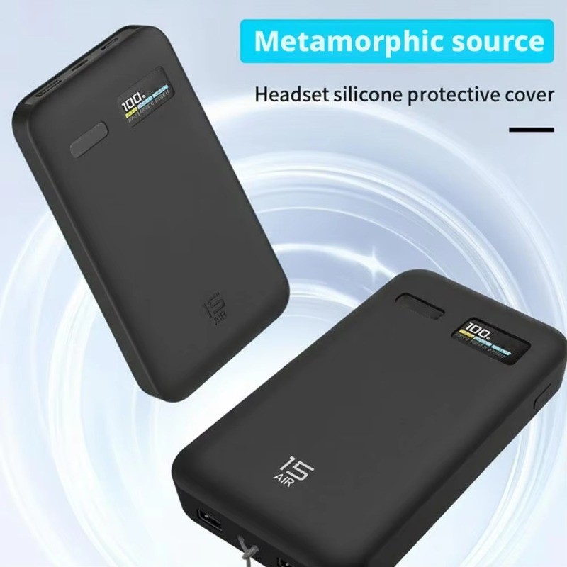 สําหรับ CUKTECH No.15 AIR 15000mAh 100W ซิลิโคนนุ่มแบบพกพา Charger Shell สําหรับ CUKTECH No.15 Air A