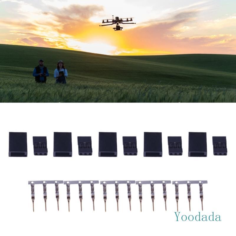Yoo สําหรับ Futaba Servo Receiver Connectors ปลั๊กพร้อมล็อคเทอร์มินัลชายหญิง