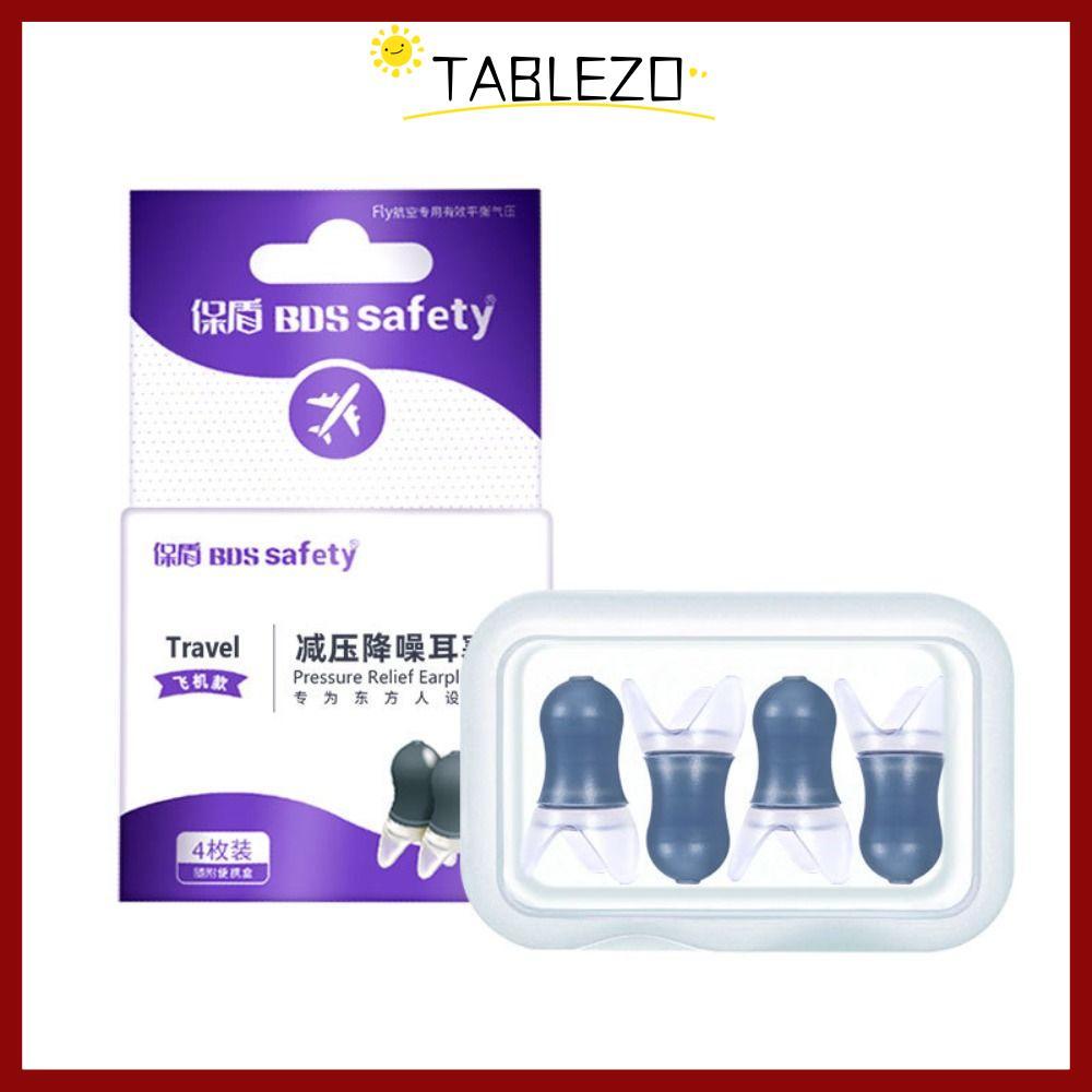 จัดส่งจากประเทศไทยTABLEZO Pressure Equalization Ear Plugs,Reusable Anti-Tinnitus Flight Ear Plugs, Premium Soundproof Multifunction ลดเสียงรบกวน Earbuds Travel