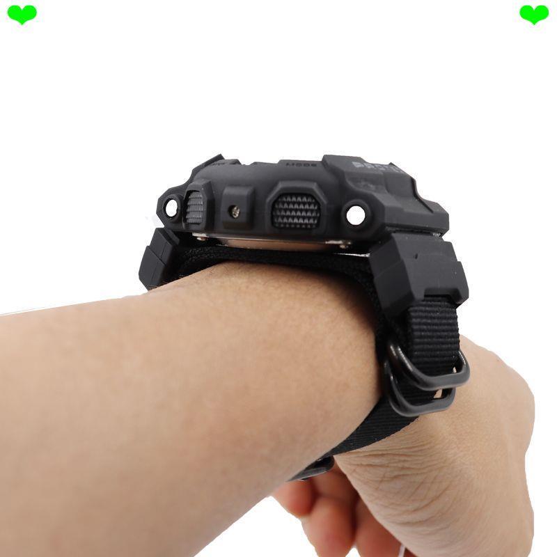 สายนาฬิกาเปลี่ยน Casio GA110 GSHOCK สายผ้าใบไนลอน GA100GA400DW5600M5610