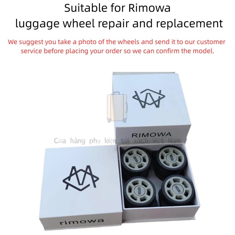 เหมาะสําหรับ Rimowa Rimowa อะไหล่ซ่อมล้อกระเป๋าเดินทาง Rimowwa Rimowa ล้อเปลี่ยน