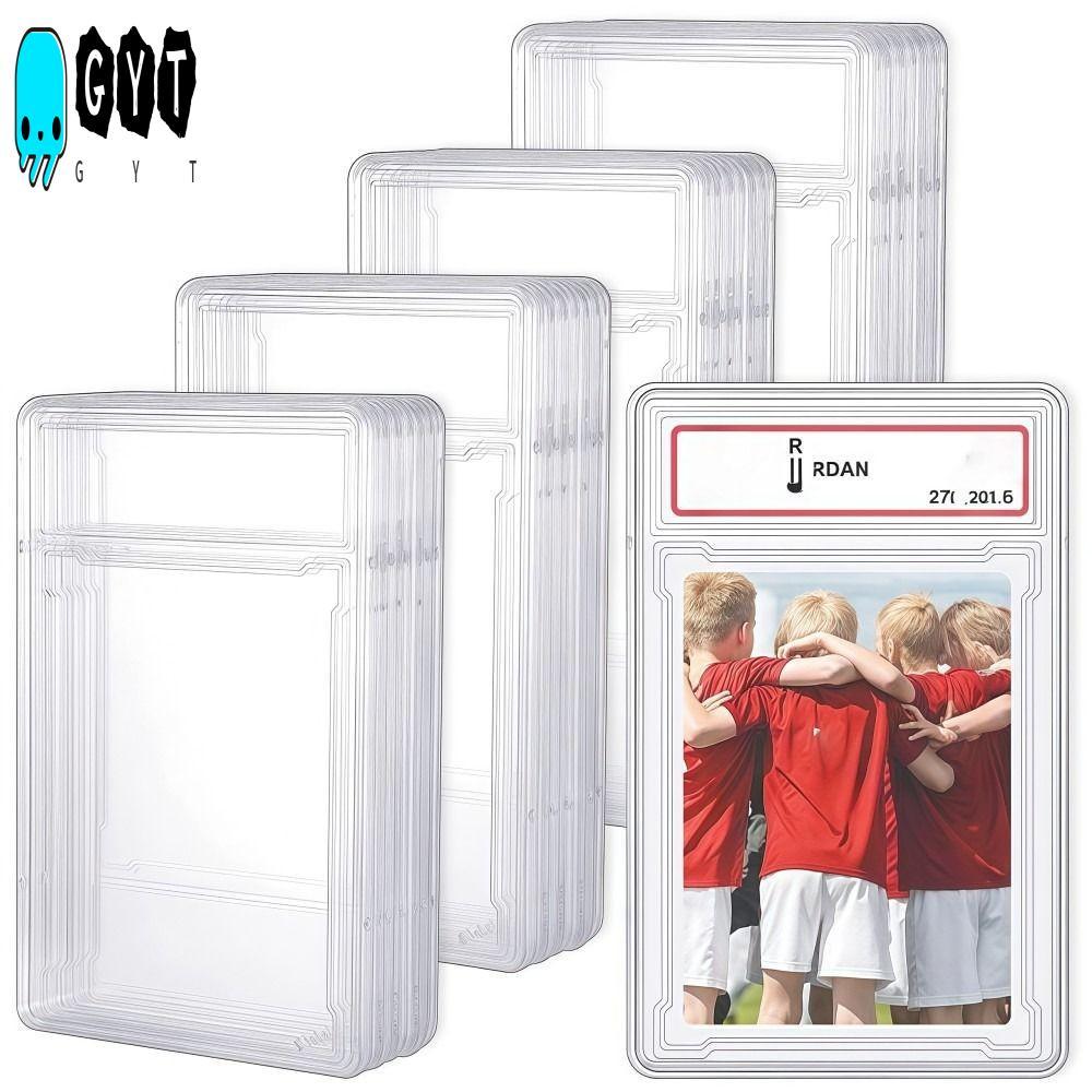 กล่องเก็บการ์ด PSA Graded - เคสแสดงผลการ์ดเทรดดิ้งแบบใส UV แบบถอดได้ 35PT