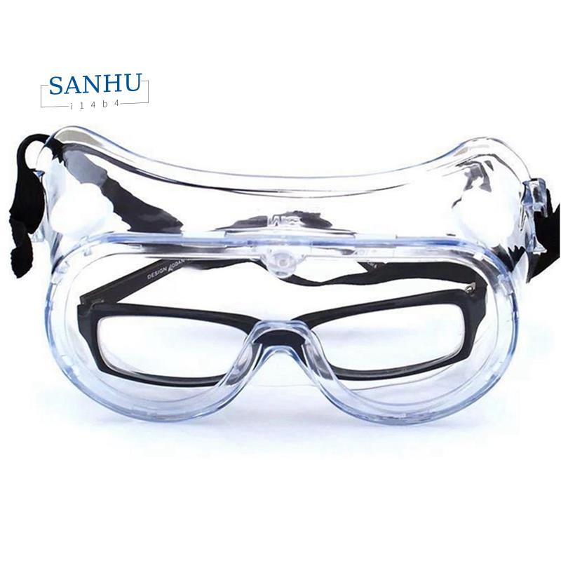 1621 แว่นตา Goggle Anti-Impact PC เคมี Splash ANSI Z87 มาตรฐานความปลอดภัยป้องกันส่วนบุคคล UV ป้องกัน