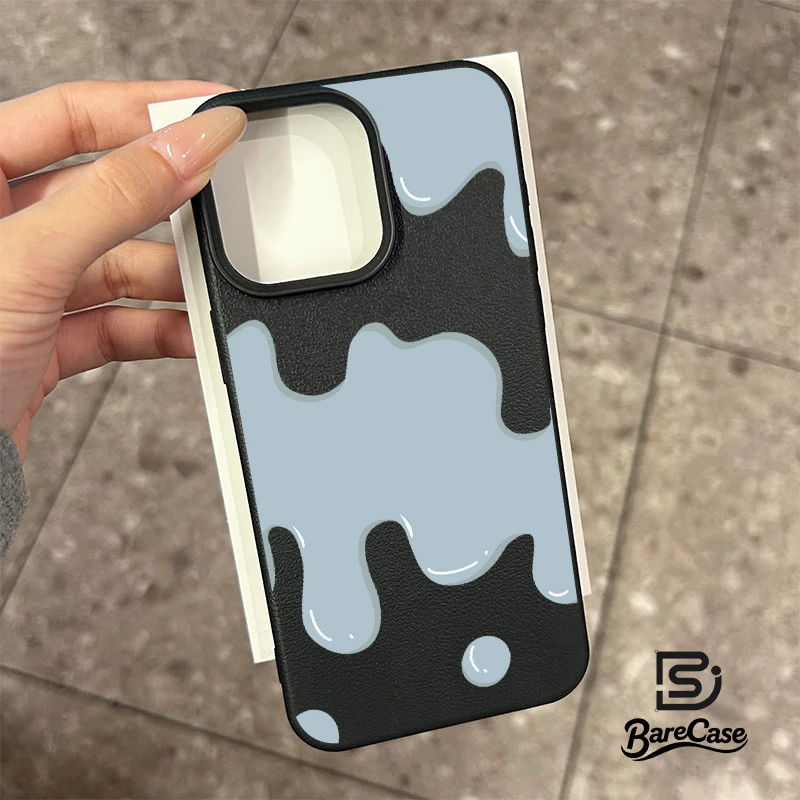 เคสโทรศัพท์หนังนิ่มลายหยดน้ำ เคส IPhone 17 16 15 12 14 13 11 Pro Max 7 8 Plus XS Max XR เคสโทรศัพท์