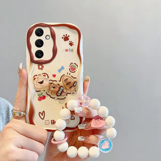 เคส For Samsung Galaxy A04S / A05S / A13 5G TPU เคส BBNYGZ สไตล์ครีม 3D ตุ๊กตากรณีโทรศัพท์ใสที่มีหลายรูปแบบ.