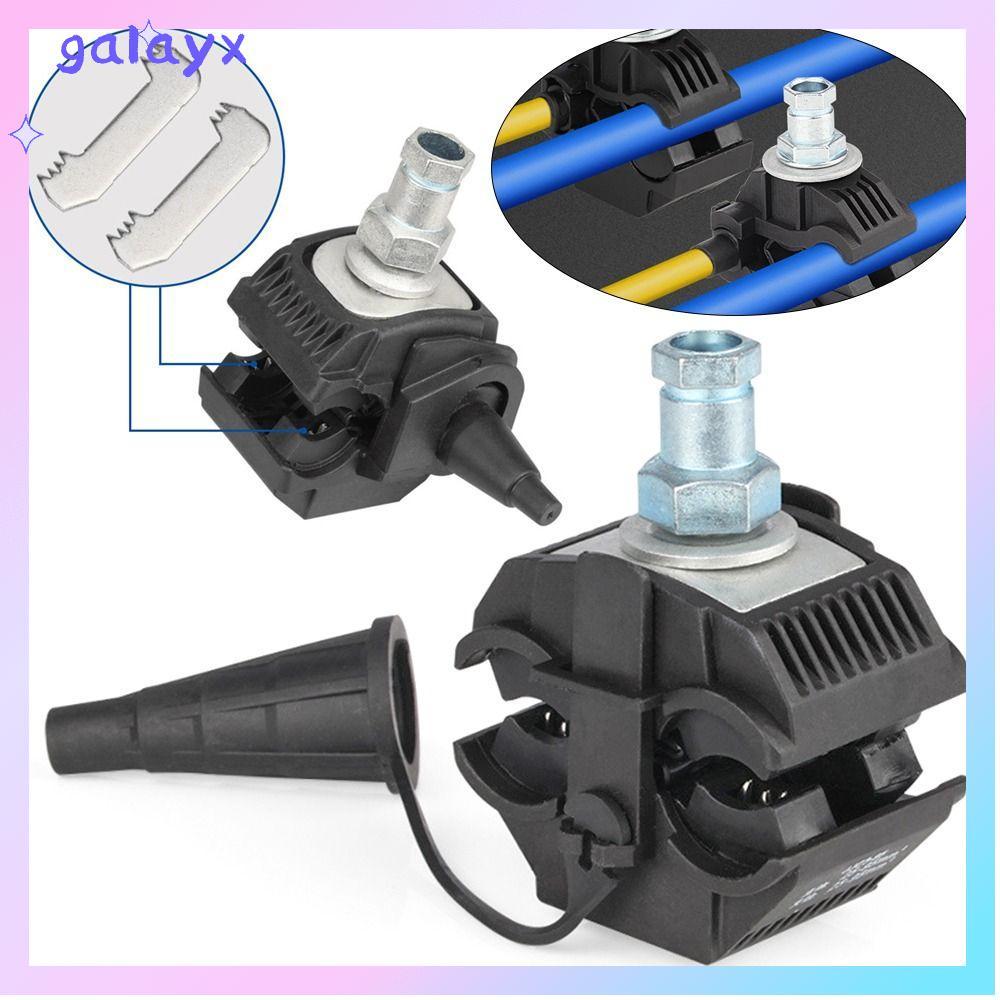 คลิปหนีบสายเคเบิล GALAYX, ขั้วต่อแบบเจาะฉนวน 63A/75A, อุปกรณ์แบ่งกิ่งสายเคเบิลฉนวนเกลียวที่ไม่แตกหัก