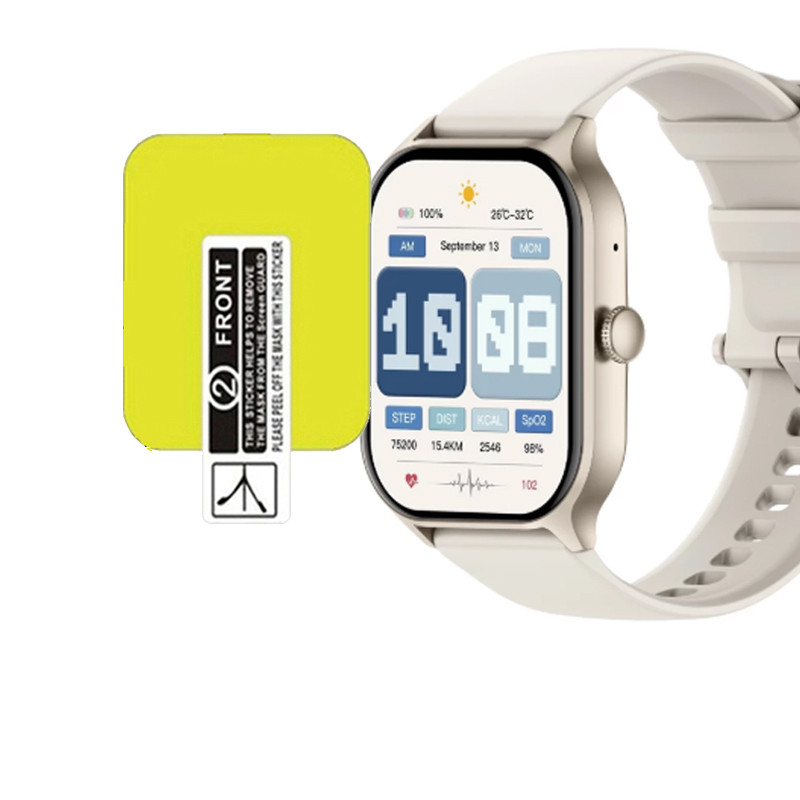 COLMI P77 ฟิล์มป้องกันหน้าจอฟิล์มป้องกันสําหรับ COLMI P77 สมาร์ทวอท์ช TPU HD Clear ฟิล์มนาฬิกาไฮดรอล