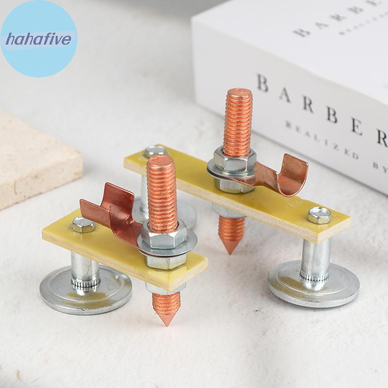 HAHA 1 PC เชื่อมแม่เหล็กเชื่อม Ground Clamp Holder Fixture Strong เครื่องเชื่อมแผ่นโลหะซ่อมเครื่อง Ground Wire Clamp TH