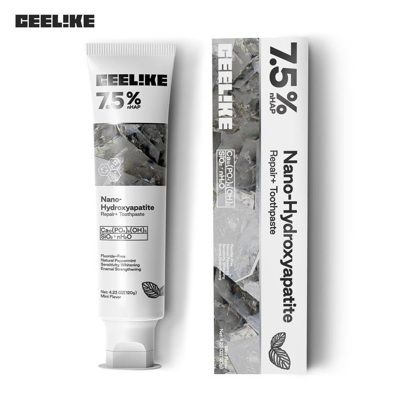 Ceelike Fluoride-Free Hydroxyapatite Toothpaste | Enamel Repair & Fresh Breath | Gentle Mint Flavor 