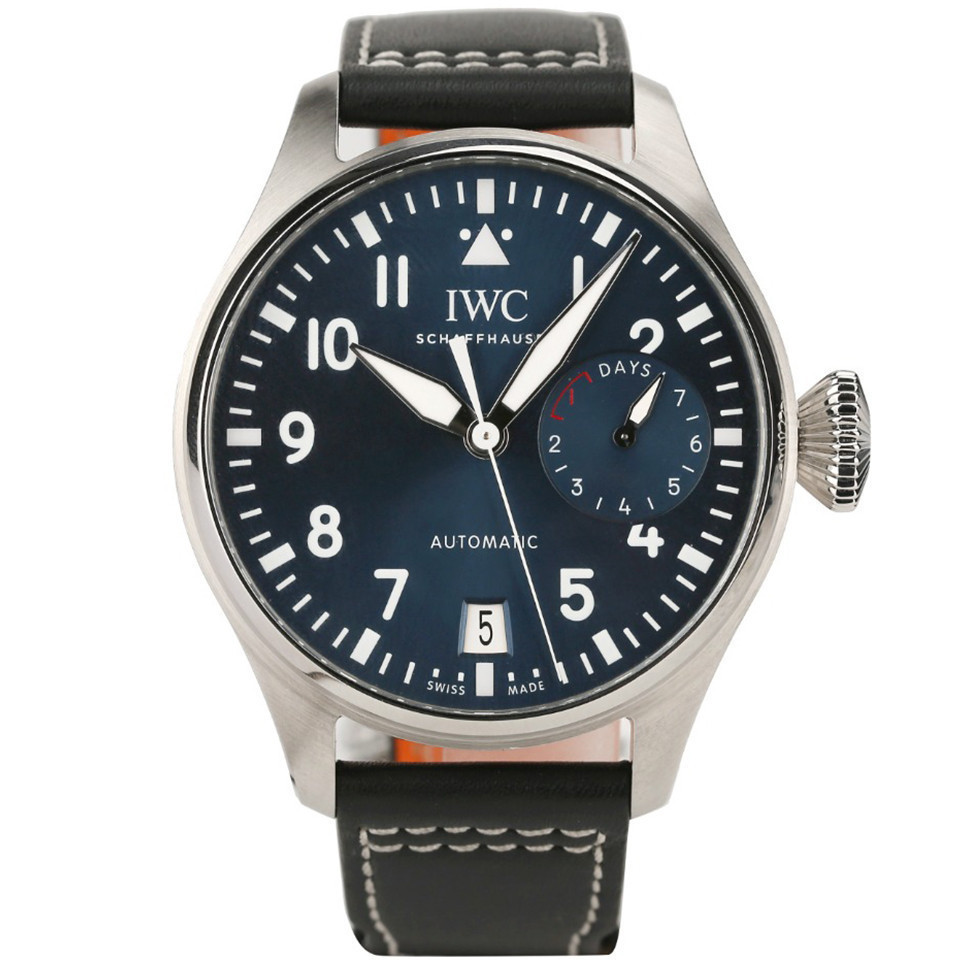 IWC IWC IWC Pilot Series Little Prince สแตนเลสอัตโนมัตินาฬิกาผู้ชาย IW500916