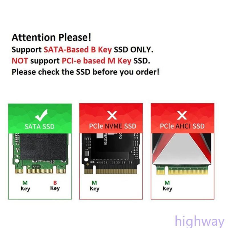 Hi สําหรับ M 2 NGFF ถึง Type C สําหรับกรณีสําหรับ Windows 98 SE ME 2000 XP Win7 win8 win10 สําหรับ O