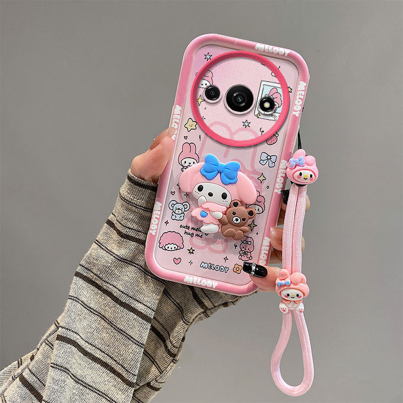 Kuromi เหมาะสําหรับ Xiaomi POCOC61 เคสโทรศัพท์ Xiaomi Mickey ผู้ชายผู้หญิง p0c0 c61 การ์ตูนน่ารักหญิ