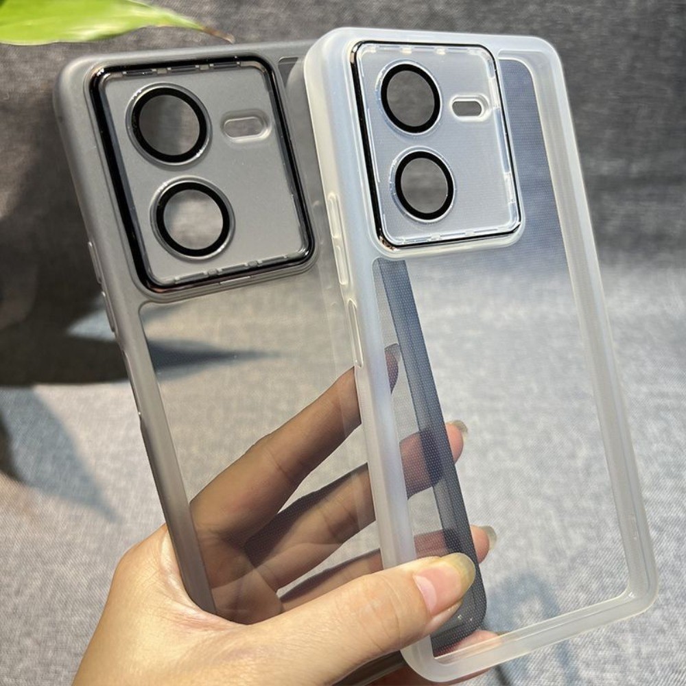 สําหรับ vivo IQOO Z8X กรณี vivo iqooz8x เคสโทรศัพท์ iQOO Z8x กล้องป้องกันกรณี vivo V2312A นุ่มซิลิโค