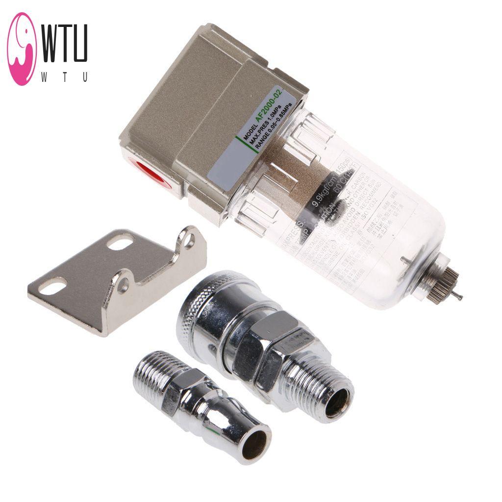 1/4 AF2000-02 ขั้วต่อนิวเมติก - ตัวยึดข้อต่อคู่สําหรับอุปกรณ์ลม