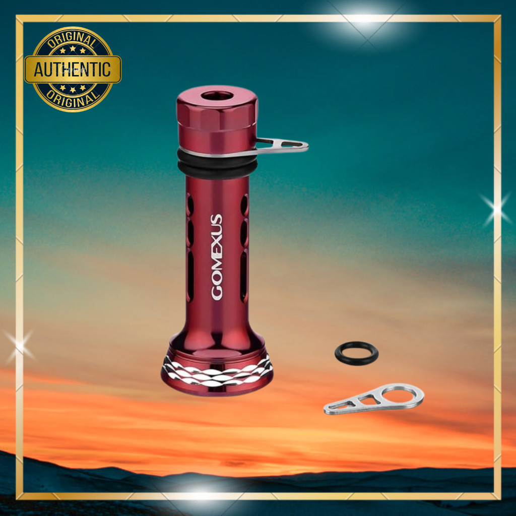 GOMEXUS [For Sephia XR and Sephia BB] Double Handle 98mm & 20/22mm with Titanium Knob, 50/48mm Reel 