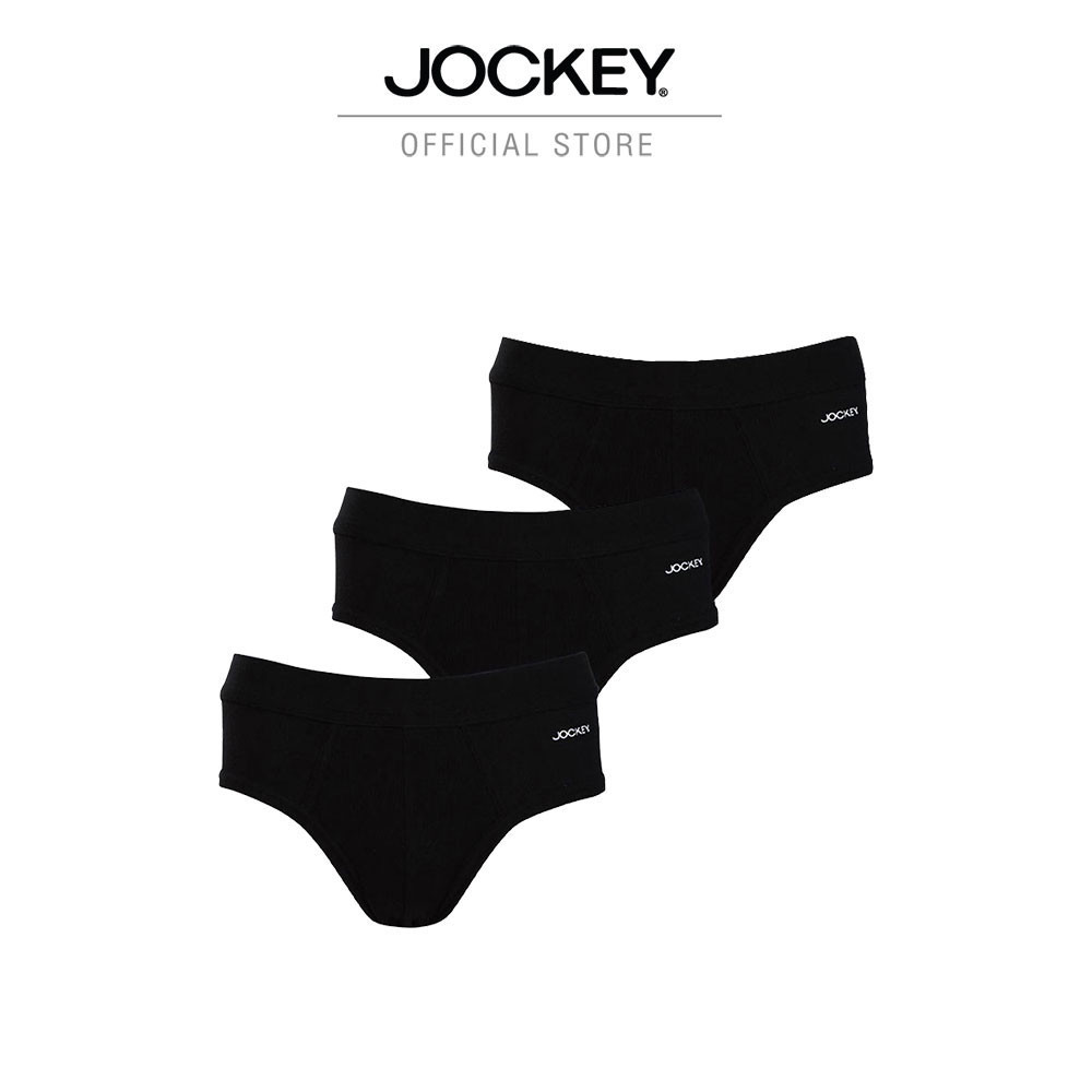JOCKEY UNDERWEAR กางเกงในชาย VALUE PACK รุ่น KU VL1221 BRIEFS (Pack 3 ชิ้น)