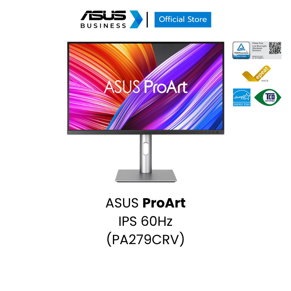 ASUS ProArt (PA279CRV) 27", IPS, 4K UHD (3840 x 2160), 60Hz, 1ms (MPRT)