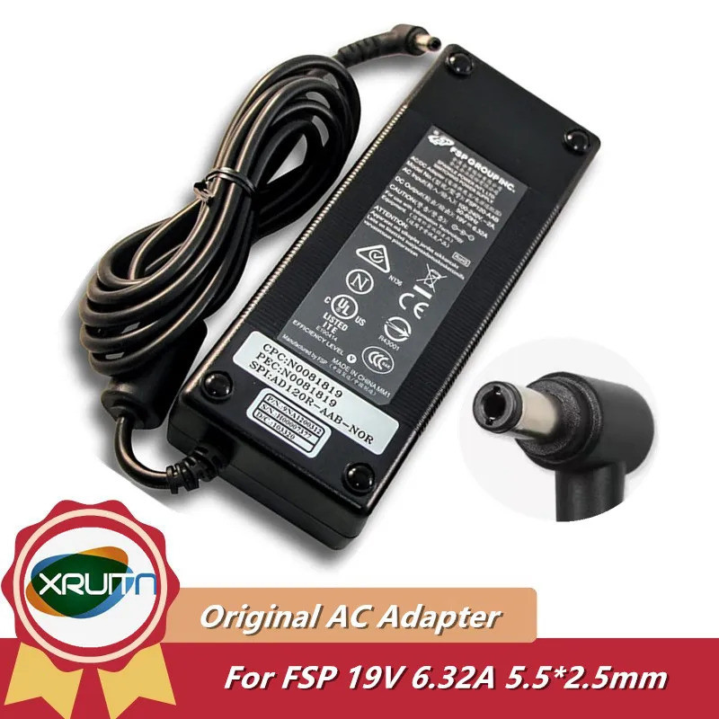 ของแท้ FSP 19V 6.32A FSP120-AAB AC อะแดปเตอร์แล็ปท็อปสําหรับ X6Tis สําหรับ MSI MS-1651 MS-1652 1656 