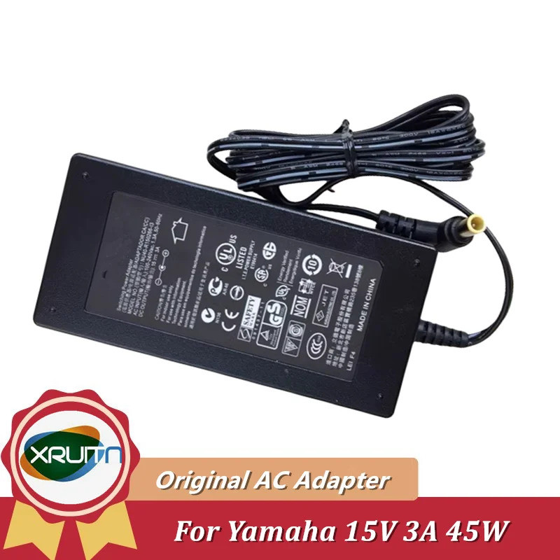 15V 3A NU40-R150266-13 AC DC Adapter Charger สําหรับ YAMAHA THR5 THR10 กีตาร์ไฟฟ้าเบส TSX-70 TSX-B72