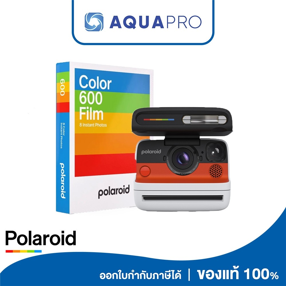 Polaroid Flip + Polaroid Color 600 Flim 8 instant Photos  ประกันศูนย์ไทย By Aquapro