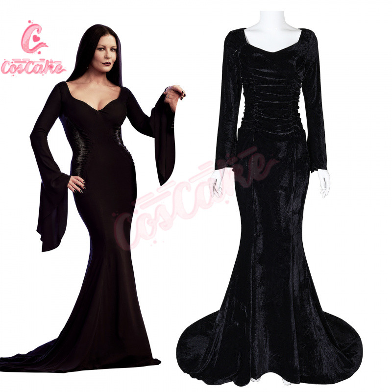 ชุดคอสเพลย์ Morticia Addams จากเรื่อง The Addams Family ครบชุด