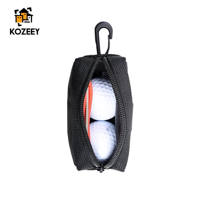 กระเป๋าเอวสำหรับลูกกอล์ฟแบบพกพา น้ำหนักเบาที่มาพร้อมเคสม้วนได้และภาชนะขนาดเล็ก .ACCESSORY อุปกรณ์เสริมกีฬากอล์ฟ