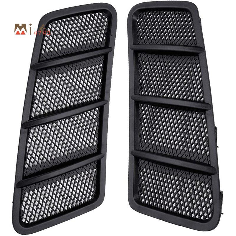 Mi47432Pcsสีดําซ้ายและขวาHood Air Vent Grille FitสําหรับW166 GL350 GL450 ML350 2012-2015 1668800105 